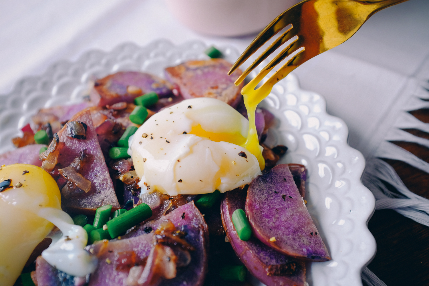 On Blue Potatoes and 62C Poached Eggs