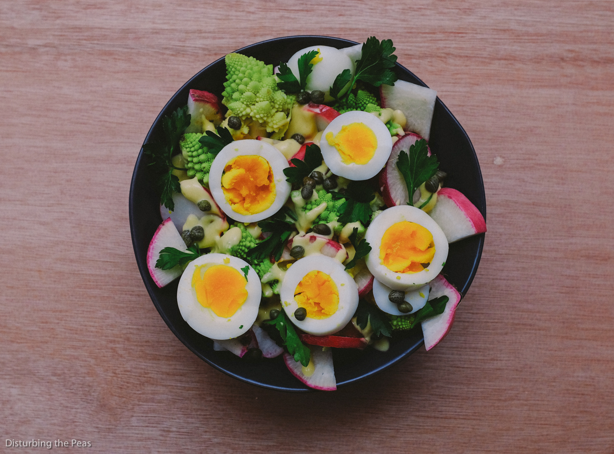 Resolutions and a New Recipe • Romanesco Broccoli Bowl